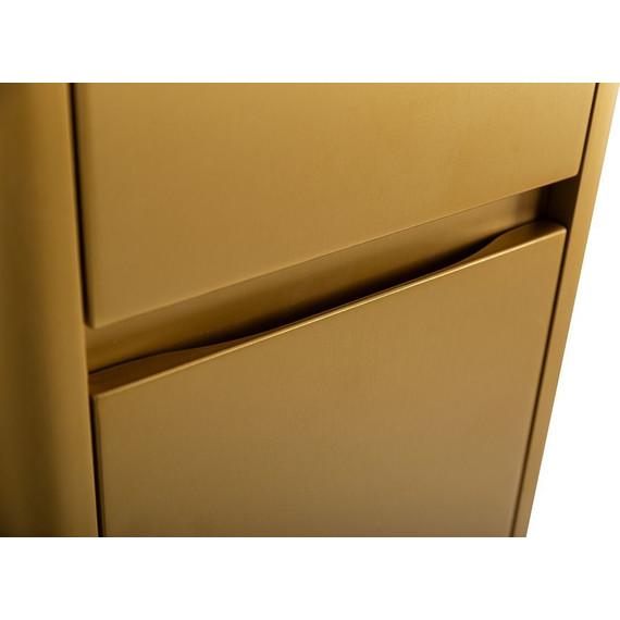 Пенал подвесной Cezares RELAX-1500-2A-SO-BORO-P 40 см, брашированное золото фото 5