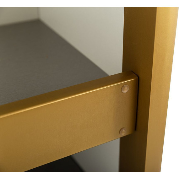 Пенал подвесной Cezares RELAX-1500-2A-SO-BORO-P 40 см, брашированное золото фото 7