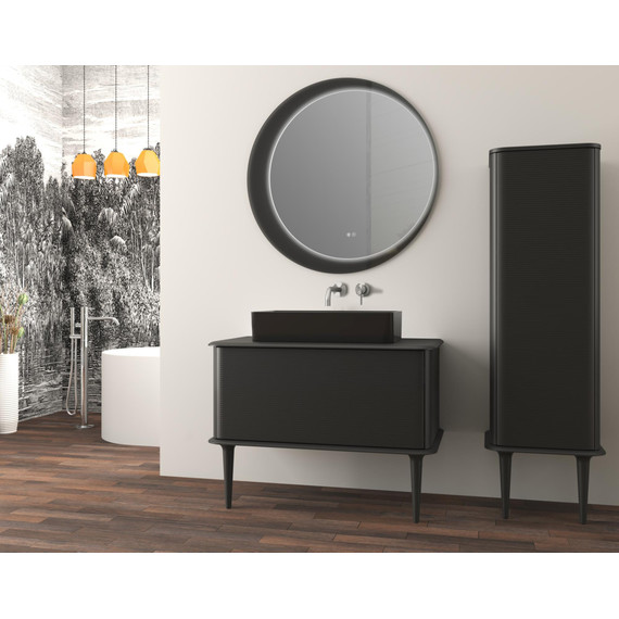 Пенал подвесной BelBagno Idra 55819 45 см, nero opaco - 2 Пенал подвесной BelBagno Idra 55819 45 см, nero opaco фото 2