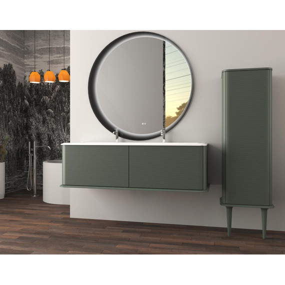 Пенал подвесной BelBagno Idra 55818 45 см, verde opaco - 2 Пенал подвесной BelBagno Idra 55818 45 см, verde opaco фото 2