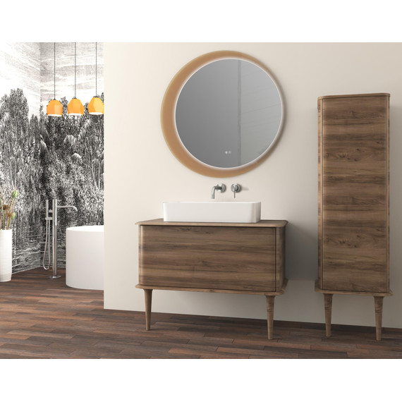 Пенал подвесной BelBagno Idra 55820 45 см, noce - 3 Пенал подвесной BelBagno Idra 55820 45 см, noce фото 3