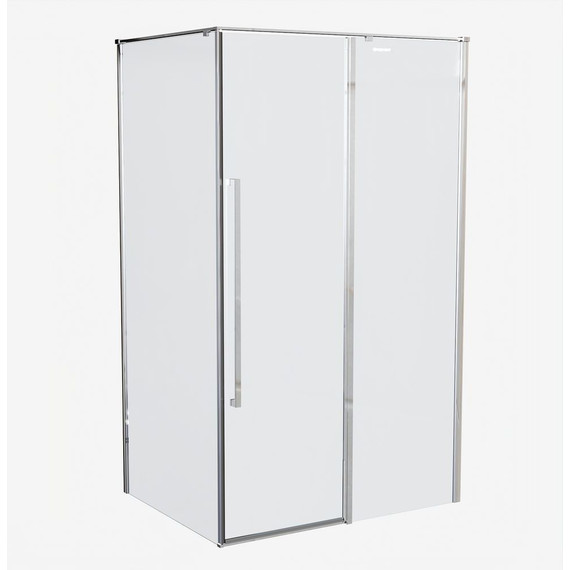 Душевое ограждение Mirsant Next 120х90 см хром/прозрачное - 2 Душевое ограждение Mirsant Next 120х90 см хром/прозрачное фото 2