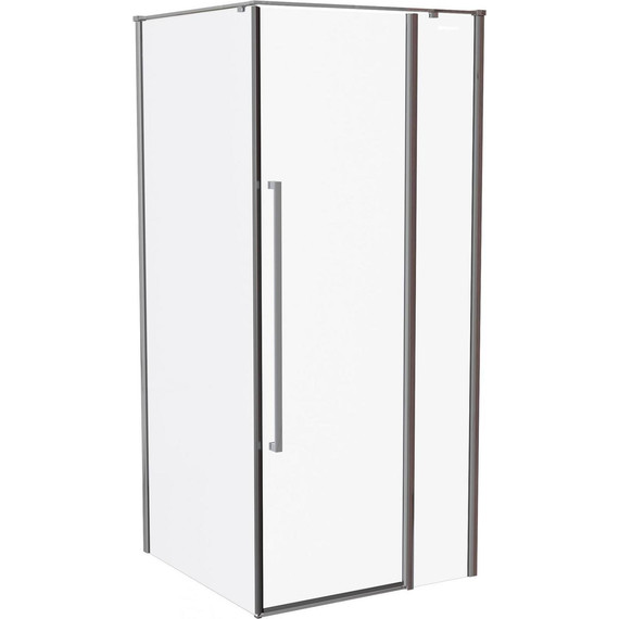 Душевое ограждение Mirsant Next 90х90 см хром/прозрачное фото 2