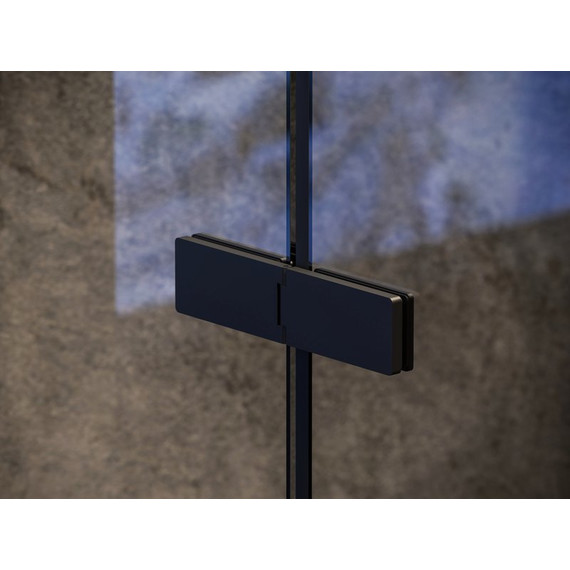 Душевая дверь Ravak 80 см COSD1 80, чёрный/прозрачное - 3 Душевая дверь Ravak 80 см COSD1 80, чёрный/прозрачное фото 3