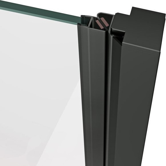 Душевая дверь Ravak 110 см COSD2-110, чёрный/прозрачное - 4 Душевая дверь Ravak 110 см COSD2-110, чёрный/прозрачное фото 4