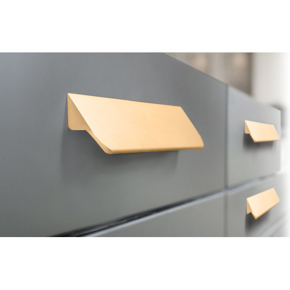 Ручка для мебельной тумбы Cezares Eco 15 см RS156SG.3/96 (1 шт) сатиновое золото фото 3