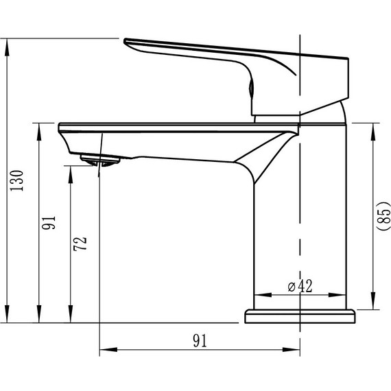 Смеситель для раковины Sole Magglore S101C фото 2