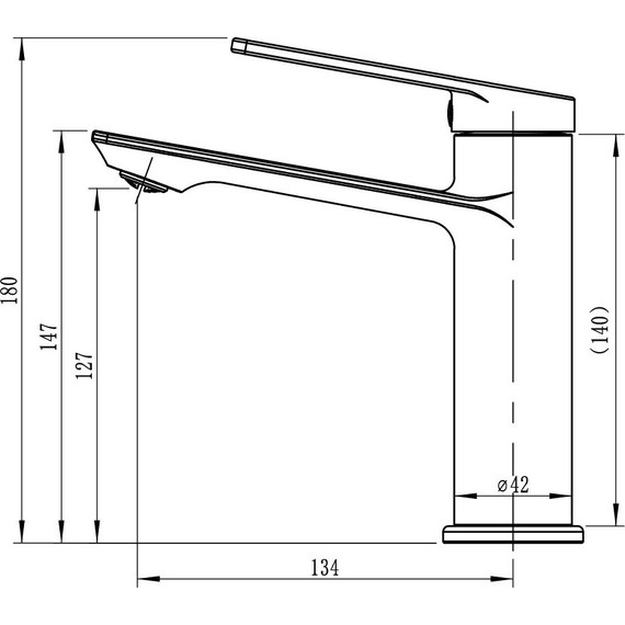 Смеситель для раковины Sole Hornavan S131C - 2 Смеситель для раковины Sole Hornavan S131C фото 2