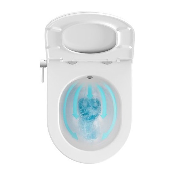 Унитаз-биде подвесной Ravak Uni Chrome RimOff X01912 фото 3