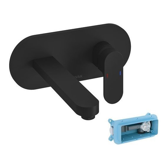 Смеситель для раковины Ravak CR 019.20BL.O1 X070430, чёрный фото 2