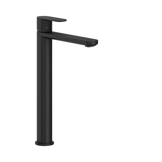 Смеситель для раковины высокий Ravak CR II 015.20BL X070459, чёрный фото 