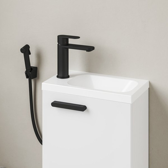 Смеситель для раковины Ravak CR II 112.20BL X070462, чёрный - 2 Смеситель для раковины Ravak CR II 112.20BL X070462, чёрный фото 2