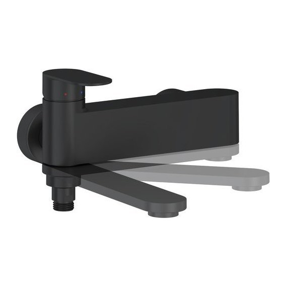 Смеситель для ванны Ravak CR II 022.00BL X070463, чёрный фото 2