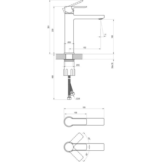 Смеситель для раковины высокий Ravak SL 014.00CR X070483 - 2 Смеситель для раковины высокий Ravak SL 014.00CR X070483 фото 2