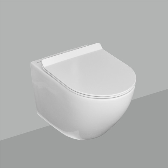 Унитаз подвесной безободковый Mirsant PANDORA Pro УТ000095129 с крышкой Soft-close фото 7