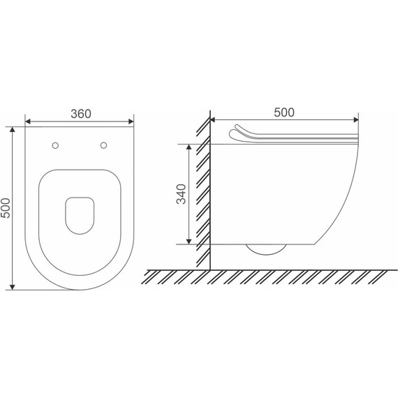 Унитаз подвесной безободковый Mirsant PANDORA Pro УТ000095129 с крышкой Soft-close фото 8
