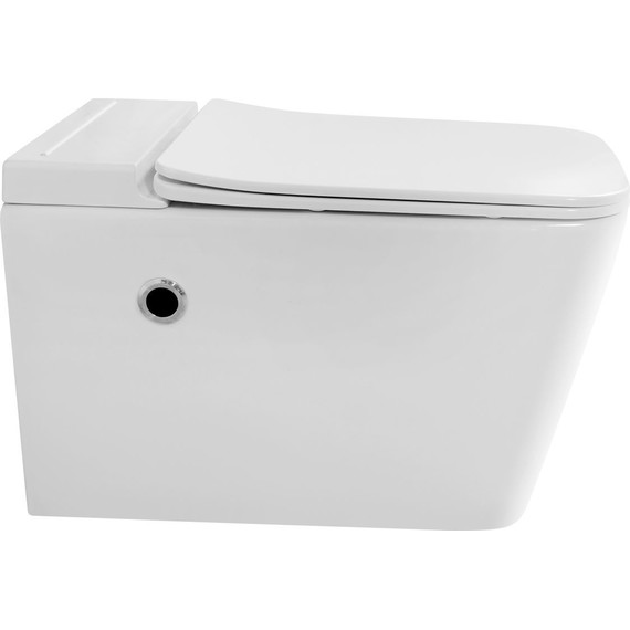 Унитаз подвесной импульсный Mirsant SENS impulse УТ000097619 с крышкой Soft-close фото 3