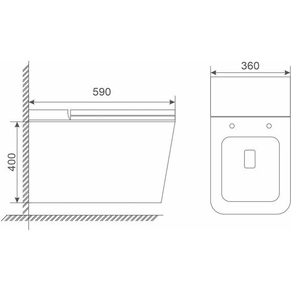 Унитаз подвесной импульсный Mirsant SENS impulse УТ000097619 с крышкой Soft-close фото 6