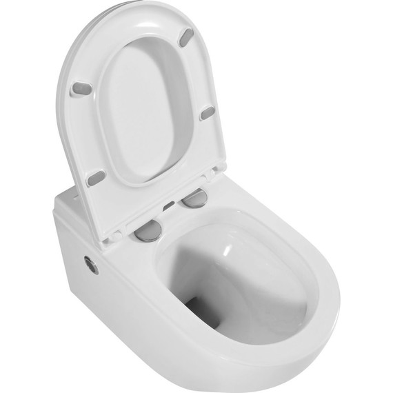 Унитаз подвесной импульсный Mirsant PROXY impulse УТ000097620 с крышкой Soft-close фото 4