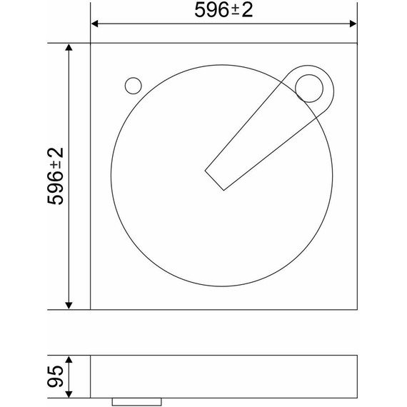 Раковина над стиральной машиной Mirsant Anna 60 см УТ000101254 фото 12