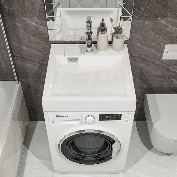 Раковина над стиральной машиной Mirsant Ellen 60 см УТ000101256 фото 7