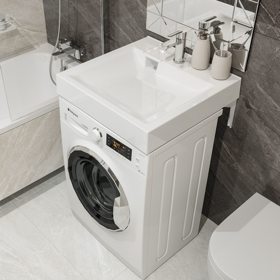 Раковина над стиральной машиной Mirsant Ellen 60 см УТ000101256 фото 8