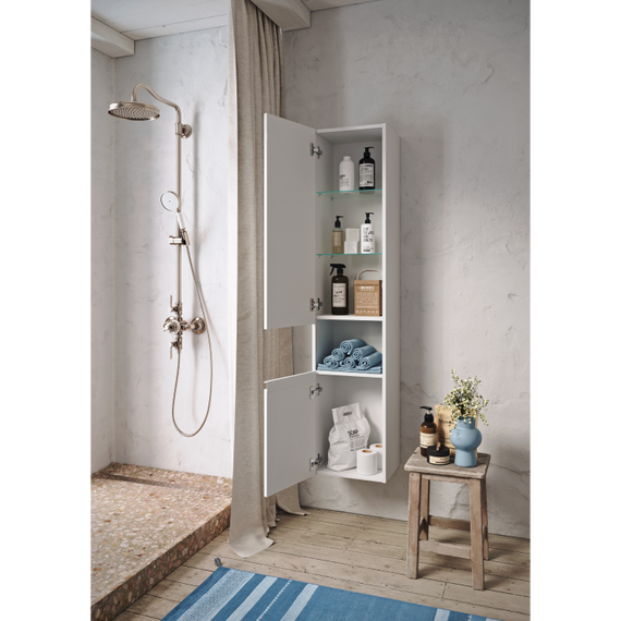 Пенал подвесной Aqwella Rodos 35 см ROD0535, белый - 4 Пенал подвесной Aqwella Rodos 35 см ROD0535, белый фото 4