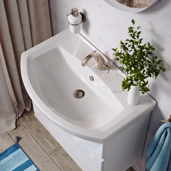 Тумба подвесная с раковиной Aqwella Rodos 75 см ROD01071, белый - 4 Тумба подвесная с раковиной Aqwella Rodos 75 см ROD01071, белый фото 4