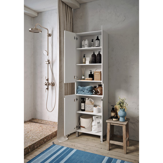 Пенал напольный Aqwella Rodos 55 см ROD0555N, белый - 4 Пенал напольный Aqwella Rodos 55 см ROD0555N, белый фото 4