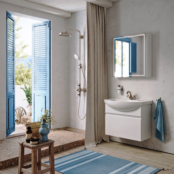 Тумба подвесная с раковиной Aqwella Rodos 85 см ROD01081, белый - 3 Тумба подвесная с раковиной Aqwella Rodos 85 см ROD01081, белый фото 3