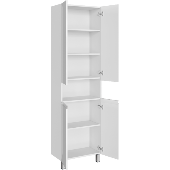 Пенал напольный Aqwella Rodos 55 см ROD0555N, белый - 2 Пенал напольный Aqwella Rodos 55 см ROD0555N, белый фото 2