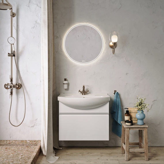 Тумба подвесная с раковиной Aqwella Rodos 75 см ROD01071, белый - 5 Тумба подвесная с раковиной Aqwella Rodos 75 см ROD01071, белый фото 5