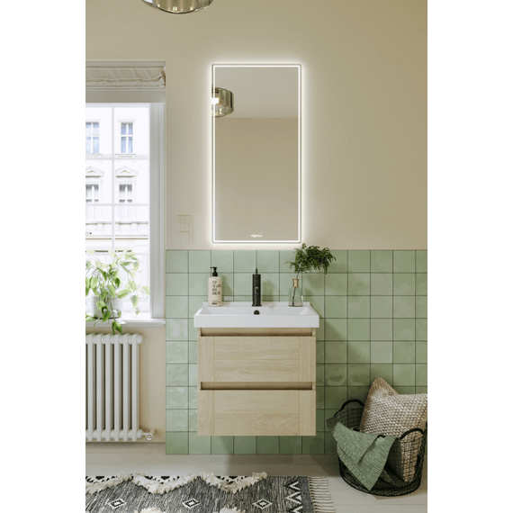 Тумба подвесная с раковиной Aqwella Astrid 60 см AST0106DD, дуб давос - 4 Тумба подвесная с раковиной Aqwella Astrid 60 см AST0106DD, дуб давос фото 4