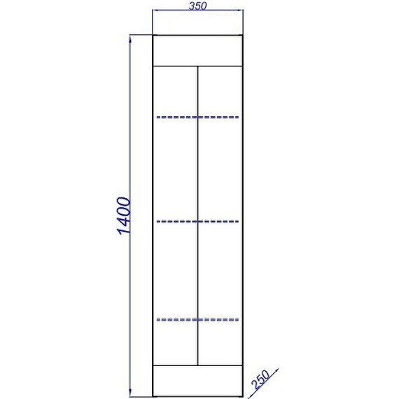 Пенал подвесной Aqwella Astrid 35 см AST0535DD, дуб давос - 5 Пенал подвесной Aqwella Astrid 35 см AST0535DD, дуб давос фото 5