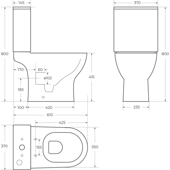 Унитаз-компакт безободковый BelBagno Lounge BB045CPR/SC+BB045/051T с крышкой микролифт - 16 Унитаз-компакт безободковый BelBagno Lounge BB045CPR/SC+BB045/051T с крышкой микролифт фото 16