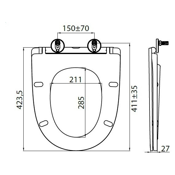 Унитаз-компакт безободковый BelBagno Lounge BB045CPR/SC+BB045/051T с крышкой микролифт - 18 Унитаз-компакт безободковый BelBagno Lounge BB045CPR/SC+BB045/051T с крышкой микролифт фото 18