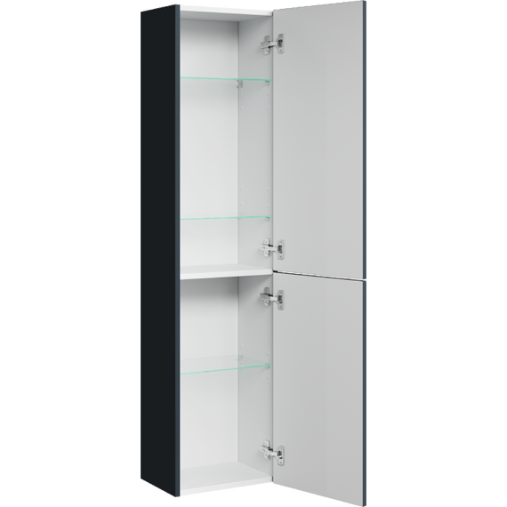 Пенал подвесной Aqwella Pure 35 см PUR0535GRM, серый - 2 Пенал подвесной Aqwella Pure 35 см PUR0535GRM, серый фото 2