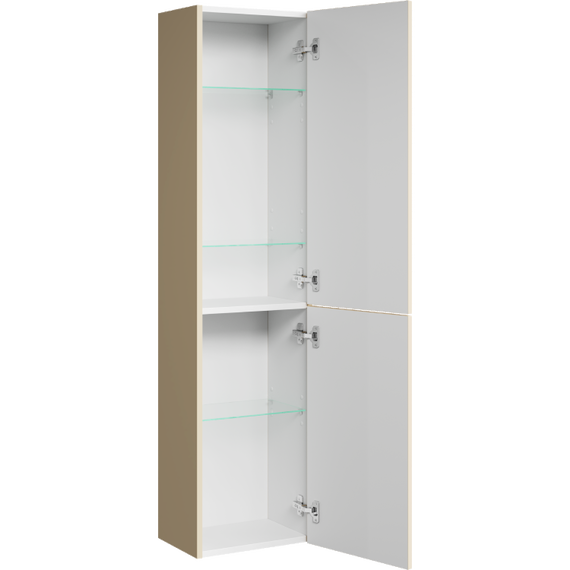 Пенал подвесной Aqwella Pure 35 см PUR0535KS, светлый капучино - 2 Пенал подвесной Aqwella Pure 35 см PUR0535KS, светлый капучино фото 2