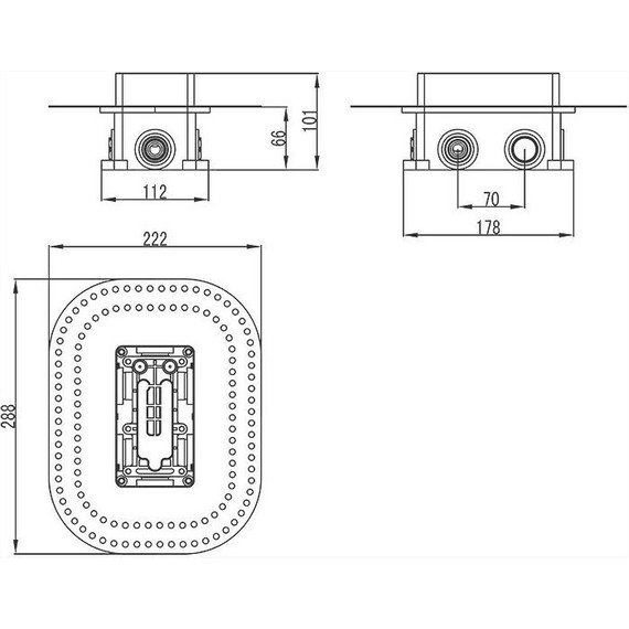 Скрытая часть Ravak R-box RB 071.50 X070074 - 3 Скрытая часть Ravak R-box RB 071.50 X070074 фото 3
