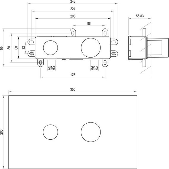 Скрытая часть Ravak R-box RB 07B.50 X070231 - 3 Скрытая часть Ravak R-box RB 07B.50 X070231 фото 3