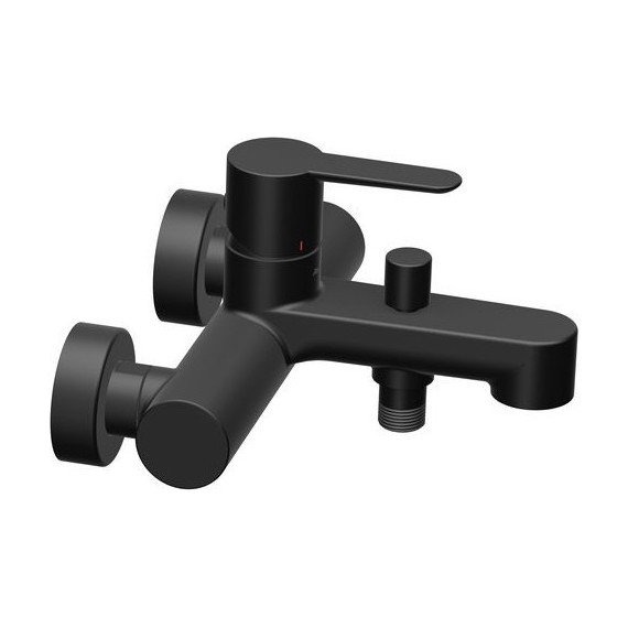 Смеситель для ванны Ravak PU 022.21/150 X070192, чёрный матовый фото 2