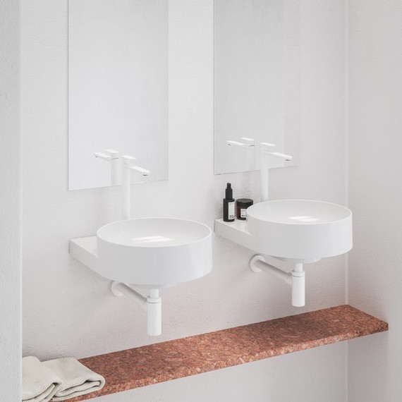 Смеситель для раковины высокий Ravak EL 015.10WV X070254, белый матовый - 2 Смеситель для раковины высокий Ravak EL 015.10WV X070254, белый матовый фото 2