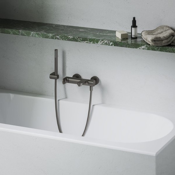 Смеситель для ванны Ravak EL 022.20GB X070330, графит матовый фото 2