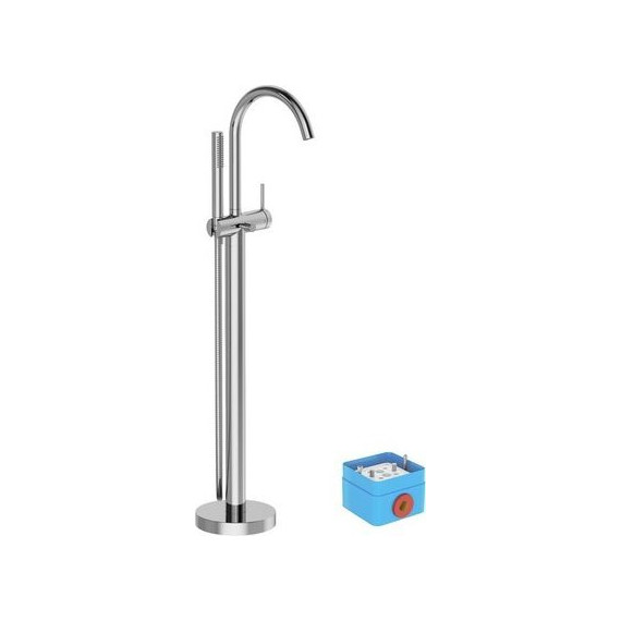 Смеситель для ванны напольный Ravak FM 082.00CR X070436 фото 3