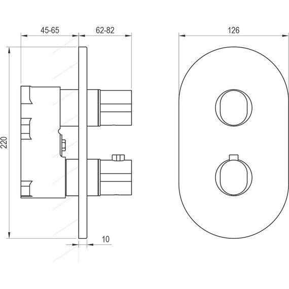 Смеситель для ванны Ravak CR II 063.20BL.O2 X070467, чёрный матовый фото 3