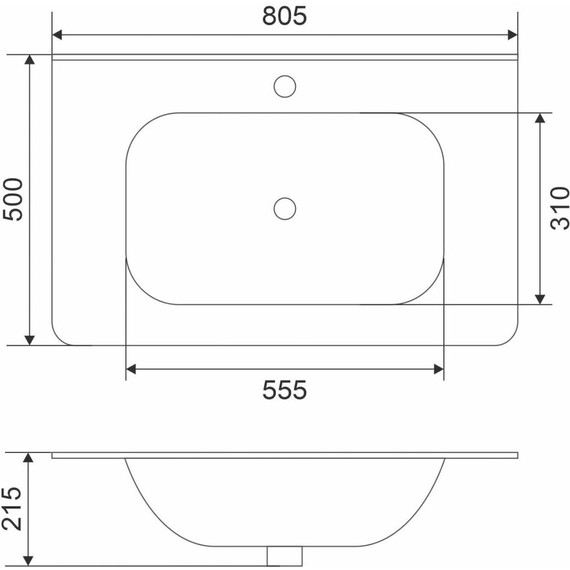Тумба подвесная с раковиной Mirsant Savag 80 см (раковина Astra 80), серый матовый - 7 Тумба подвесная с раковиной Mirsant Savag 80 см (раковина Astra 80), серый матовый фото 7