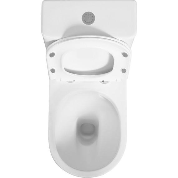 Унитаз-компакт безободковый Azario BONELLE AZ-1229A с крышкой микролифт (система смыва торнадо) - 3 Унитаз-компакт безободковый Azario BONELLE AZ-1229A с крышкой микролифт (система смыва торнадо) фото 3