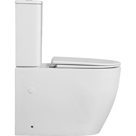 Унитаз-компакт безободковый Azario BONELLE AZ-1229A с крышкой микролифт (система смыва торнадо) - 5 Унитаз-компакт безободковый Azario BONELLE AZ-1229A с крышкой микролифт (система смыва торнадо) фото 5