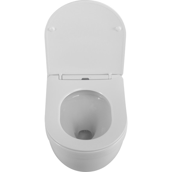 Унитаз подвесной безободковый BelBagno Senso-Tor BB017CH-TOR/SC (система смыва торнадо) с крышкой микролифт фото 11