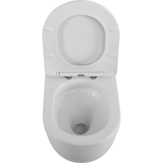 Унитаз подвесной безободковый BelBagno Senso-Tor BB017CH-TOR/SC (система смыва торнадо) с крышкой микролифт фото 12